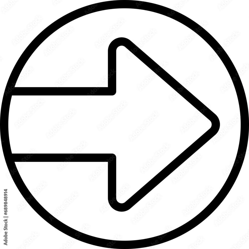 Right Arrow Circle Icon