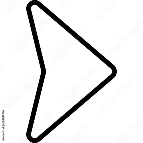 Pointy Right Arrow Icon