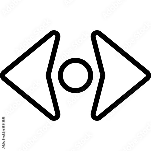 Two Arrows Around Circle Icon
