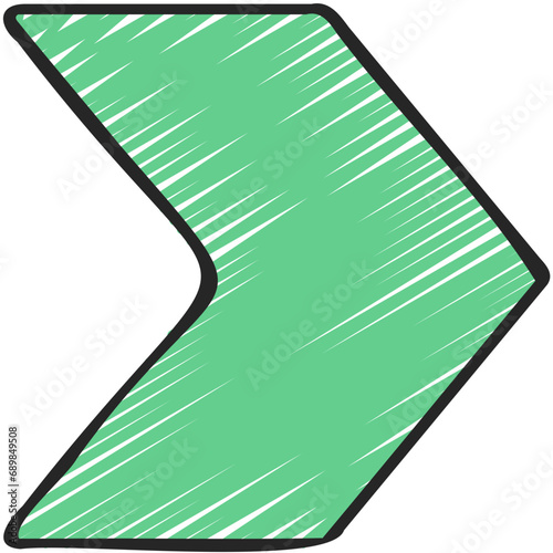 Wide Right Arrow Icon