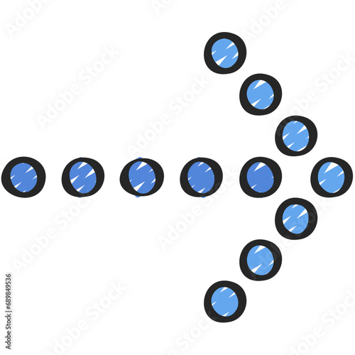 Right Arrow Dots Icon