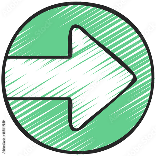 Right Arrow Circle Icon