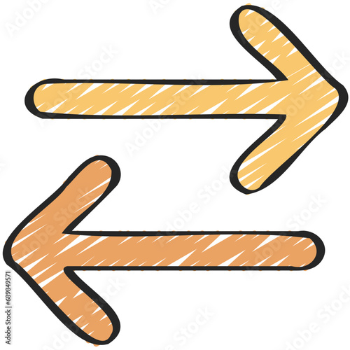 Right And Left Arrows Icon