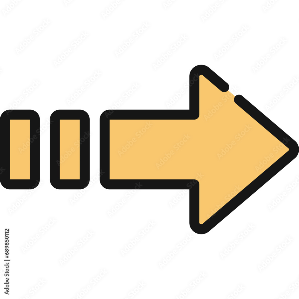 Two Dashes Right Arrow Icon Two Dashes Right Arrow Icon