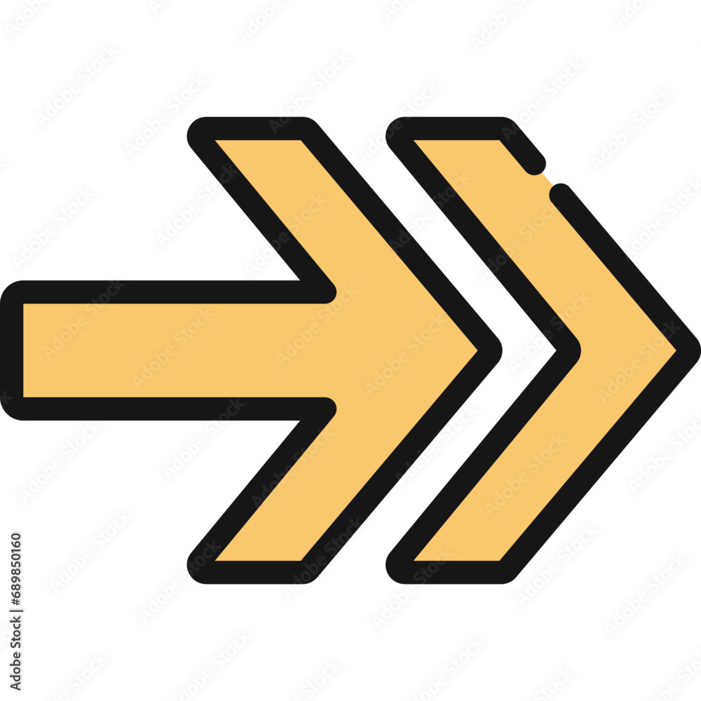 Right Double Arrow Icon Right Double Arrow Icon