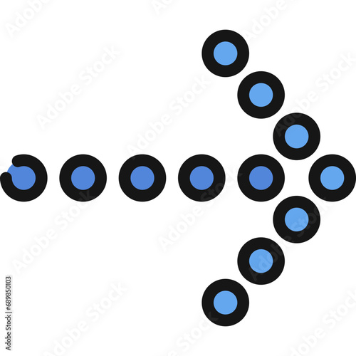 Right Arrow Dots Icon