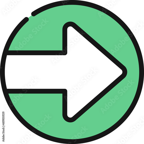 Right Arrow Circle Icon