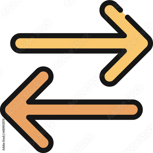 Right And Left Arrows Icon