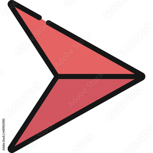 Pointy Send Arrow Icon
