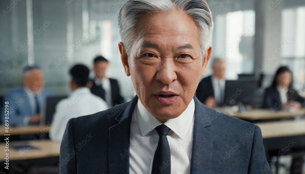 young angry or very bad tempered old man in a suit, boss or employee, anger or annoyance young angry or very bad tempered old man in a suit, boss or employee, anger or annoyance