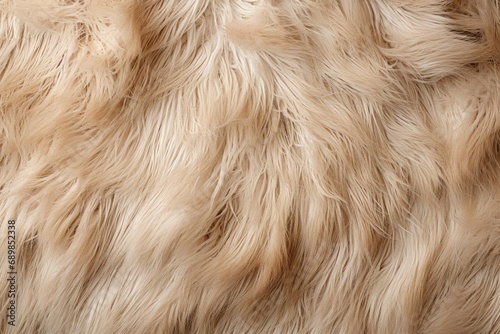 Natural Beige Feathery Texture Hair Fur Background Closeup Abstract Wallpaper Brown Nature Backdrop