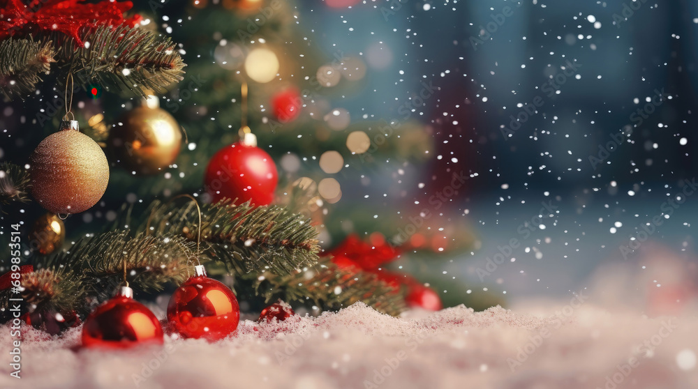 Christmas winter background, generative ai Christmas winter background, generative ai