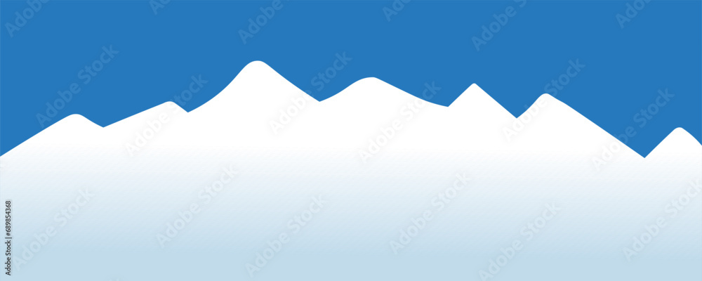simple ice landscape in vector.atmospheric view in flat style.template for background wallpaper banner simple ice landscape in vector.atmospheric view in flat style.template for background wallpaper banner