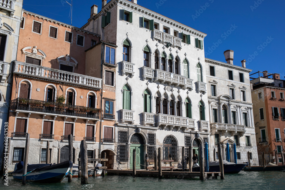 A gondola ride in Venice, Italy