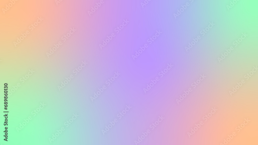 a horizintal gradient background with peach, purple, neon green pastel colors