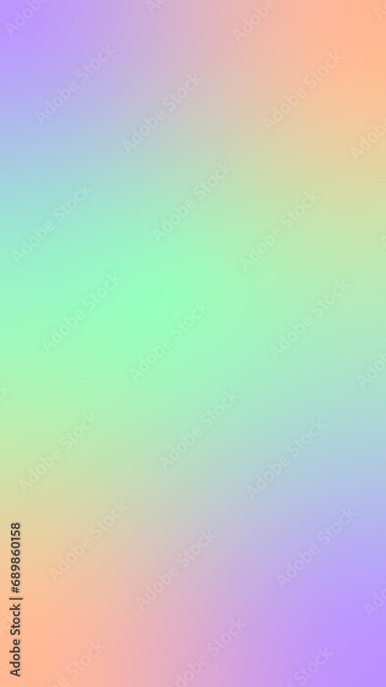  a vertical gradient background with purple, green, orange pastel colors