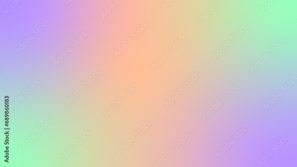 a horizontal gradient background with purple, neon green, peach pastel colors