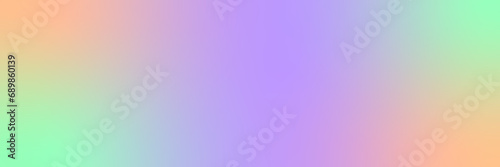 a gradient banner background with peach, purple, neon green pastel colors