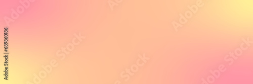 a gradient banner background that is peach, soft pink, and yellow