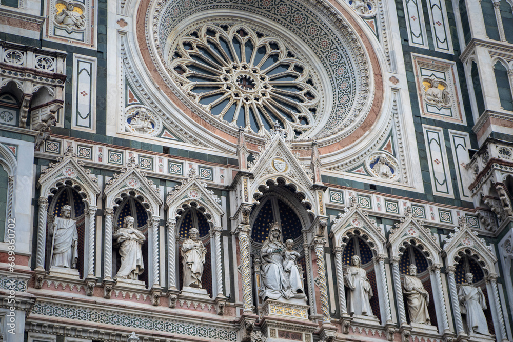Cathedral of Santa Maria del Fiore, or the Duomo, in Florence, Italy