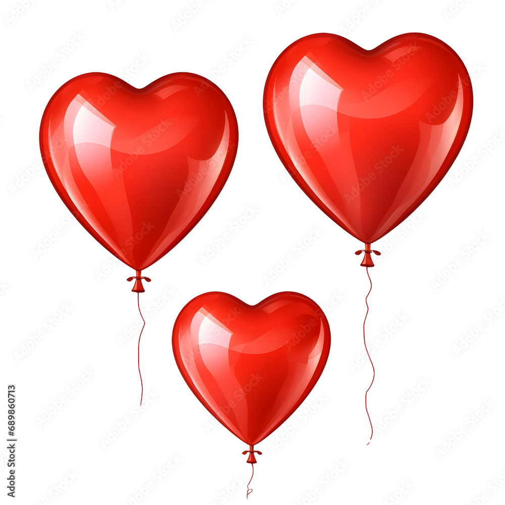valentines day cute love red balloons