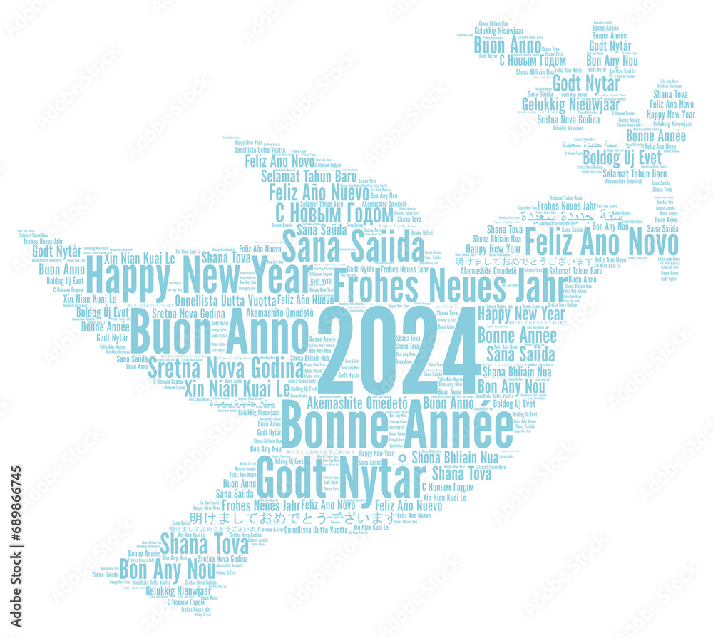 Happy New Year 2024 Word Cloud In Different Languages Stock   1000 F 689866745 D3Y7h9Sk4LJDRsAHF1wxgWku5PI17i0U 