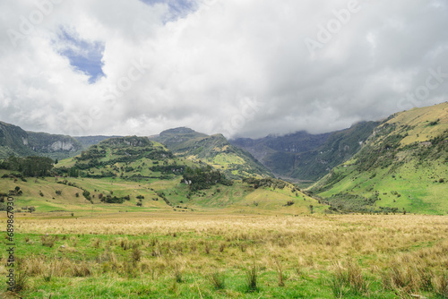 The green mountains of Murillo Colombia photo