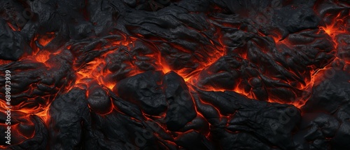 Volcanic Lava Flow Texture background,a nature texture inspired by a volcanic lava flow, can be used for printed materials like brochures, flyers, business cards. © png-jpeg-vector