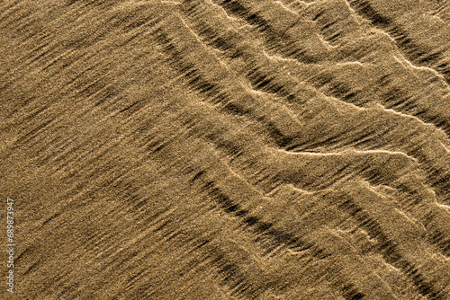 Wall Mural Windblown laminar sand over older ripple marks, Agate Beach, Oregon