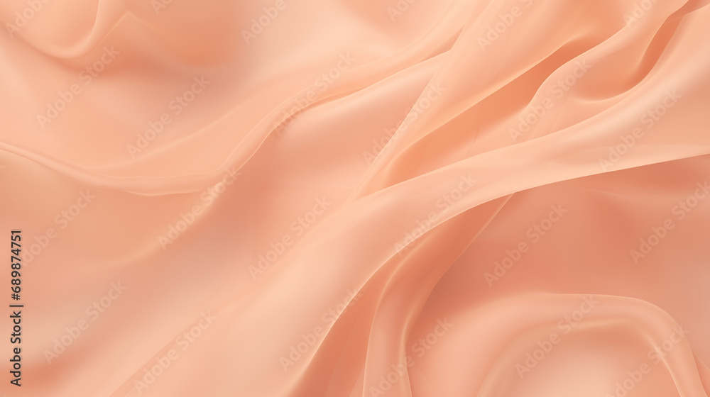 Fototapeta premium Smooth elegant pink silk or satin luxury cloth background can use as wedding background. luxurious wedding day or design year