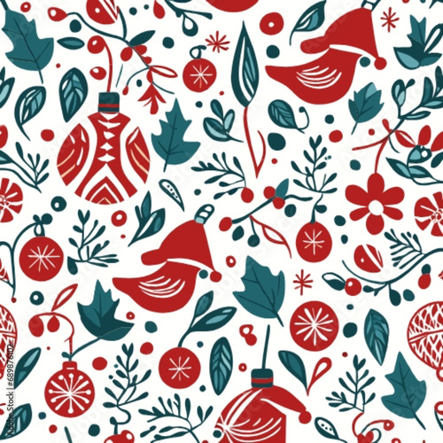 Fondo navidad / dibujo a mano