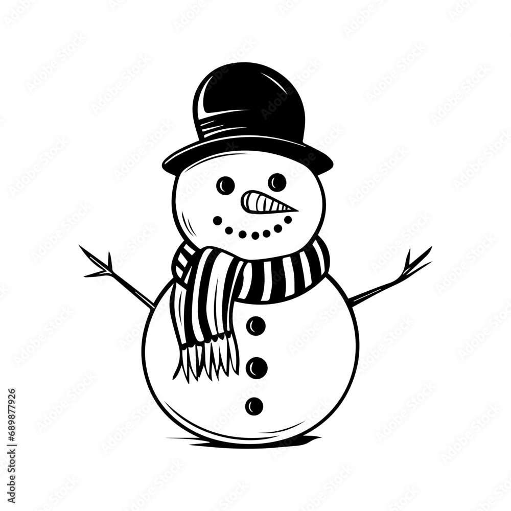 snowman icon. Vector concept illustration for design. snowman icon. Vector concept illustration for design.