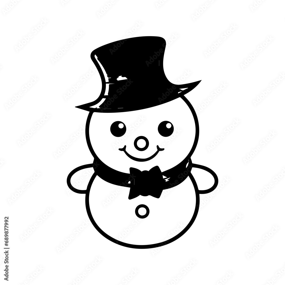 snowman icon. Vector concept illustration for design. snowman icon. Vector concept illustration for design.