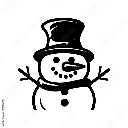 snowman icon. Vector concept illustration for design.