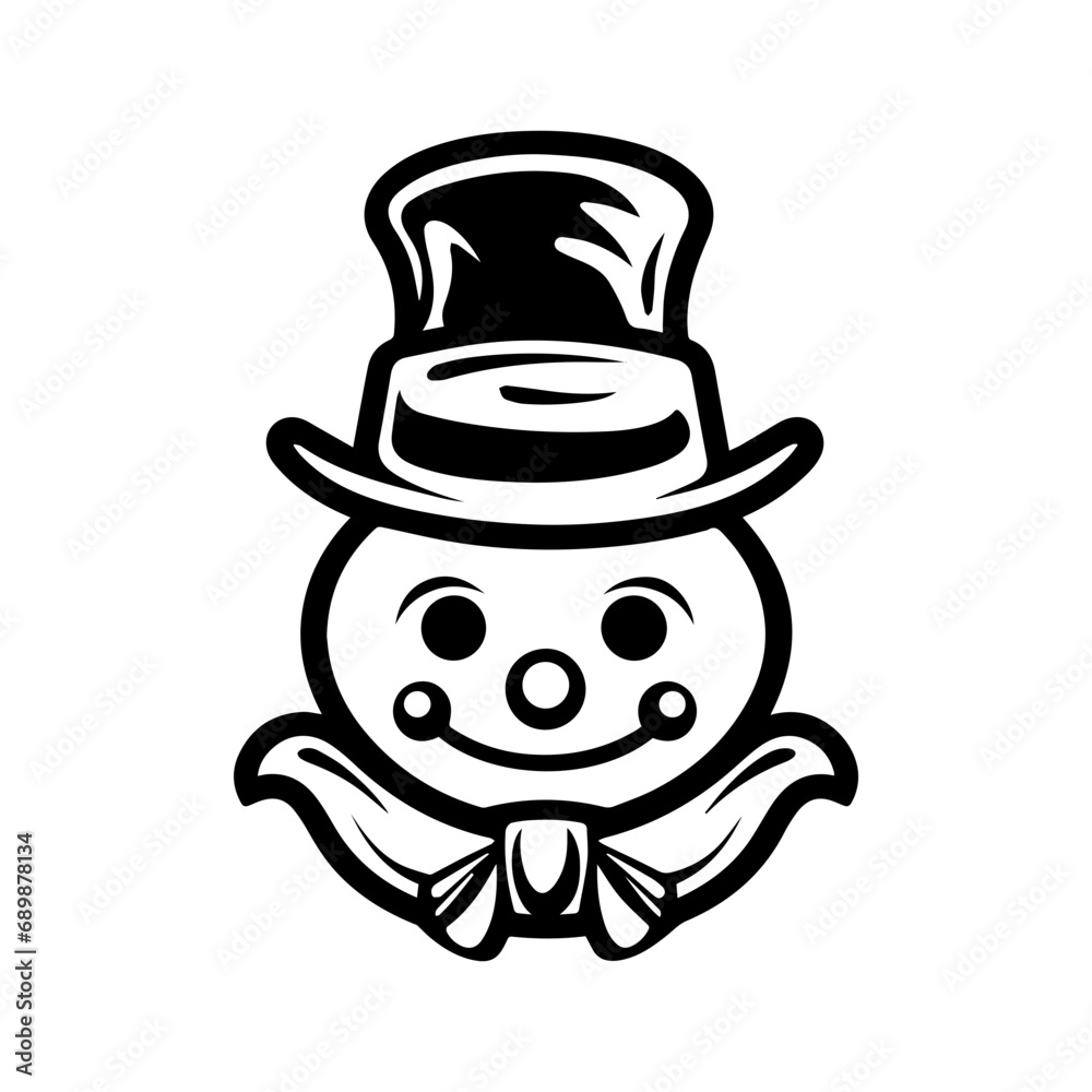 snowman icon. Vector concept illustration for design. snowman icon. Vector concept illustration for design.