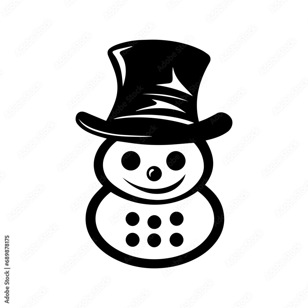 snowman icon. Vector concept illustration for design. snowman icon. Vector concept illustration for design.