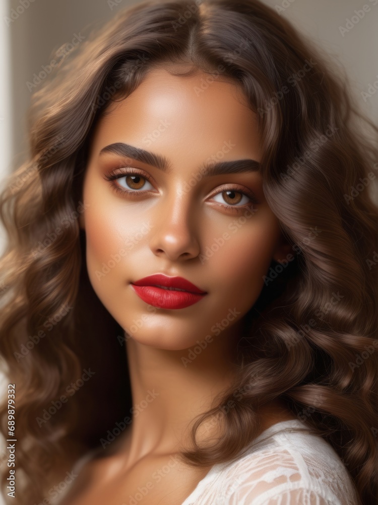 a closeup photo portrait of a beautiful young girl model smiling a closeup photo portrait of a beautiful young girl model smiling