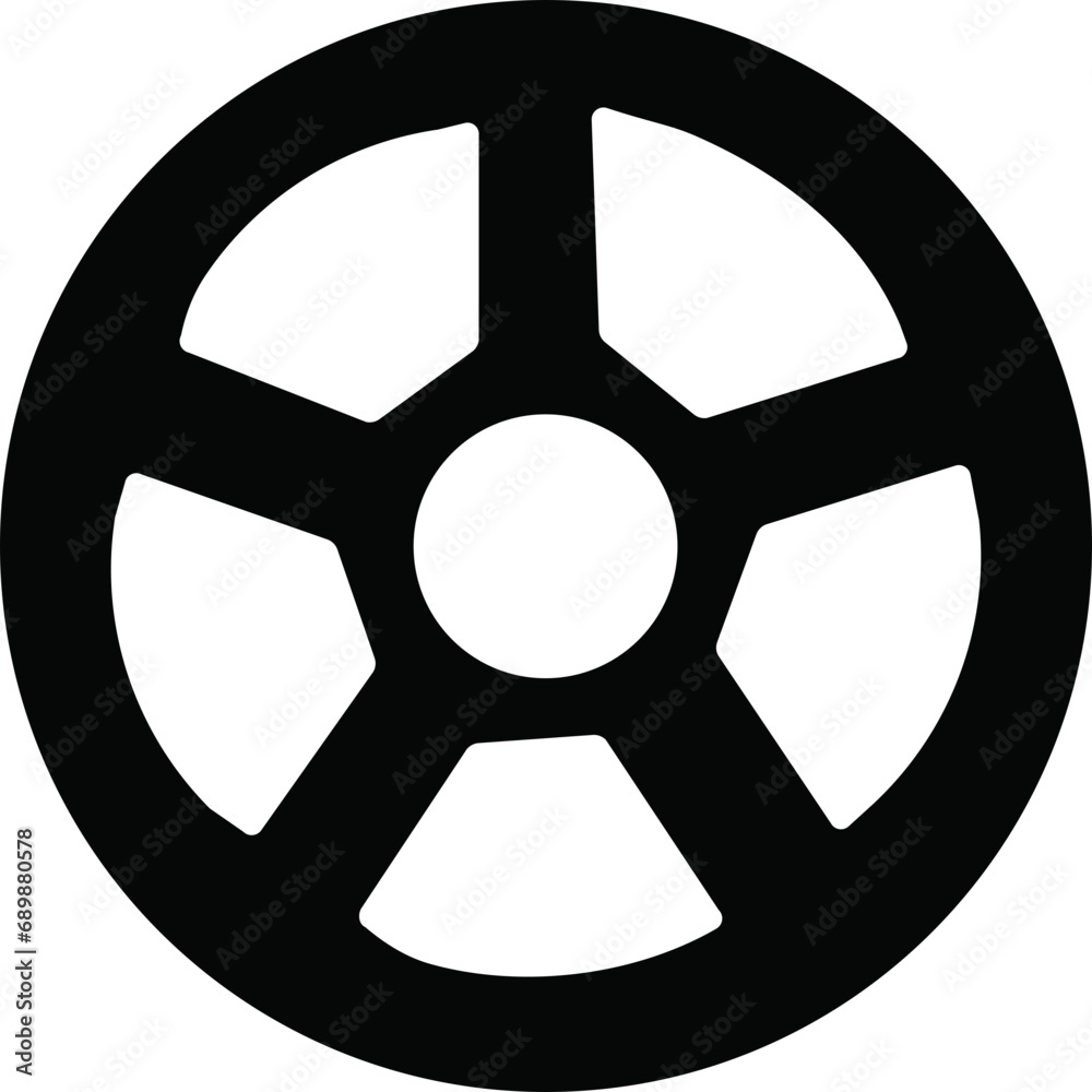 tire icon in flat trendy style. isolated on transparent background