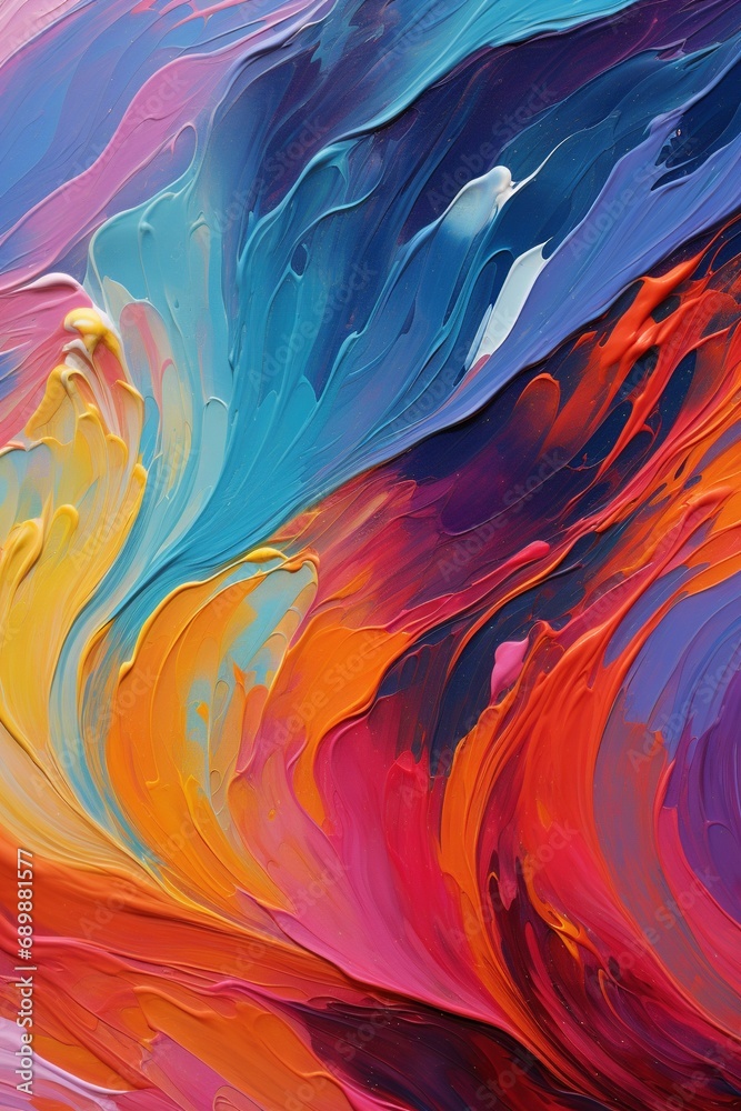 Multicolored abstract paint background Multicolored abstract paint background