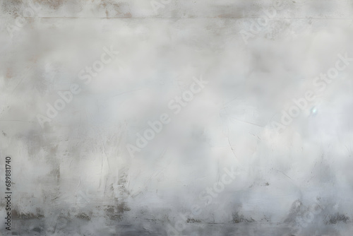 Close up Abstract white concrete old acrylic painted texture wall. Wall art painting for banner, website, texture with copy space Generative AI