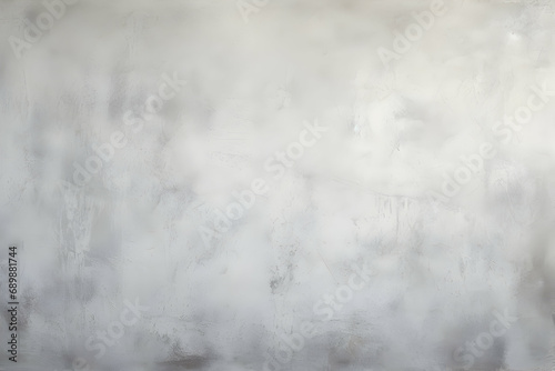 Close up Abstract white concrete old acrylic painted texture wall. Wall art painting for banner  website  texture with copy space Generative AI