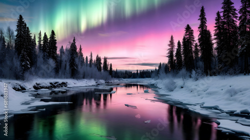 Polar night phenomenon in the northern regions of Earth © Ekaterina