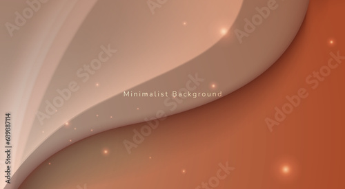 Luxury Rose gold background with shiny glitter effect, the concept of a luxurious gradient background.