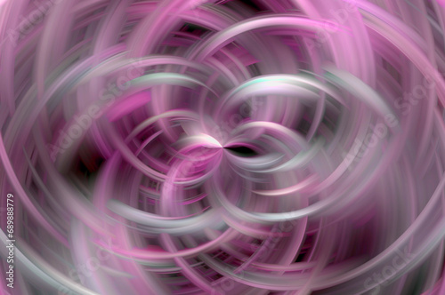 Radial curly pattern. Abstract background. A vortex of spinning thin lives. 2. pink.