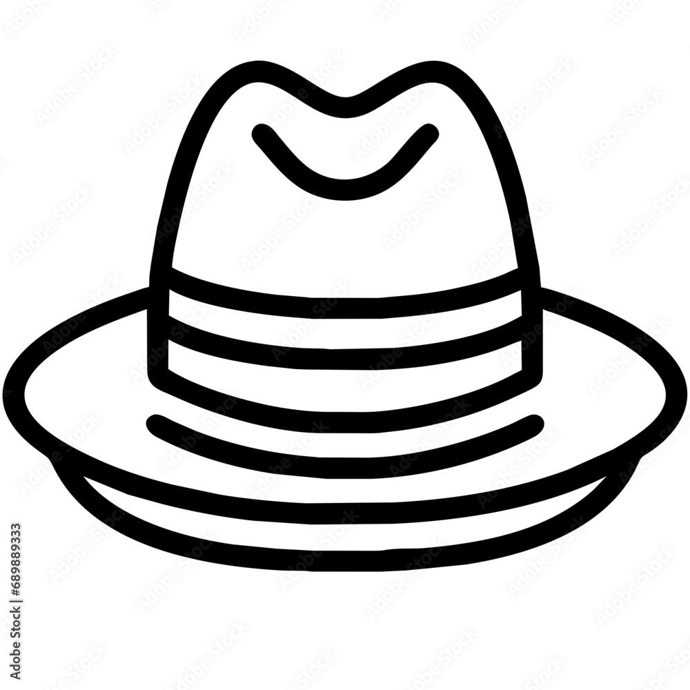 hat isolated on white hat isolated on white