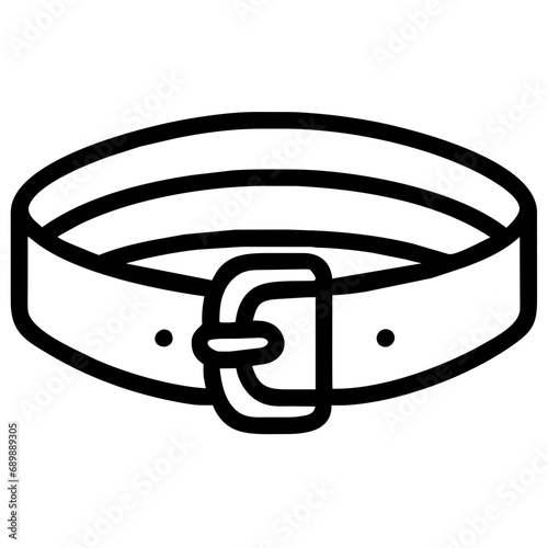 belt isolated on white