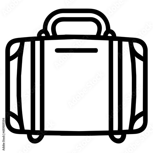 vector of an suitecase