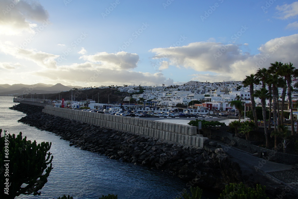 Obraz premium Puerto del Carmen, Lanzarote, Canary Islands, Spain, November 2023