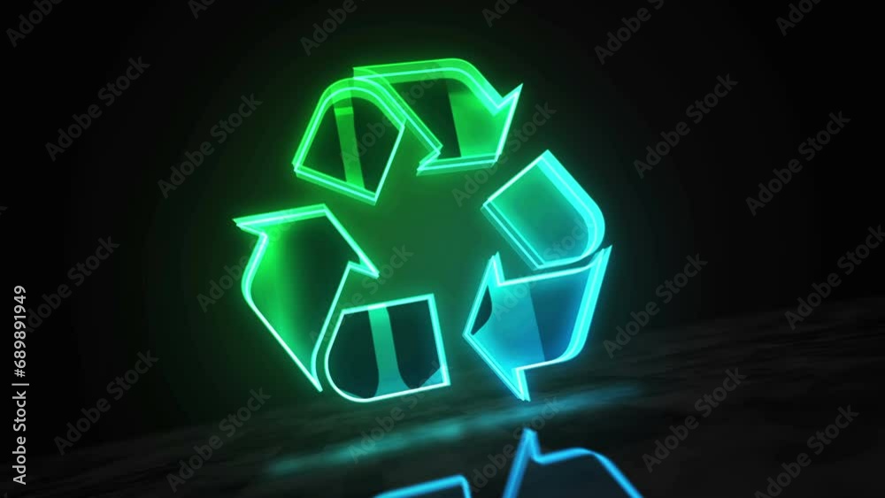 Recycling ecology and eco friendly symbol digital abstract concept holographic glass. Cyber technology and computer background 3d object. Recycling ecology and eco friendly symbol digital abstract concept holographic glass. Cyber technology and computer background 3d object.