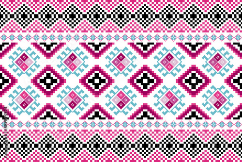 Traditional ethnic,geometric ethnic fabric pattern for textiles,rugs,wallpaper,clothing,sarong,batik,wrap,embroidery,print,background, illustration, black and white pattern 